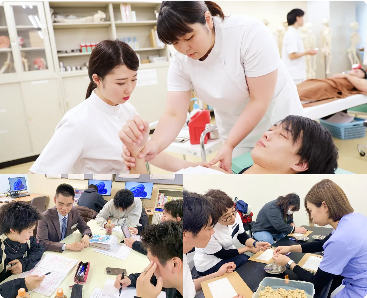 一人ひとりに合わせた<br>医健独自のサポート
