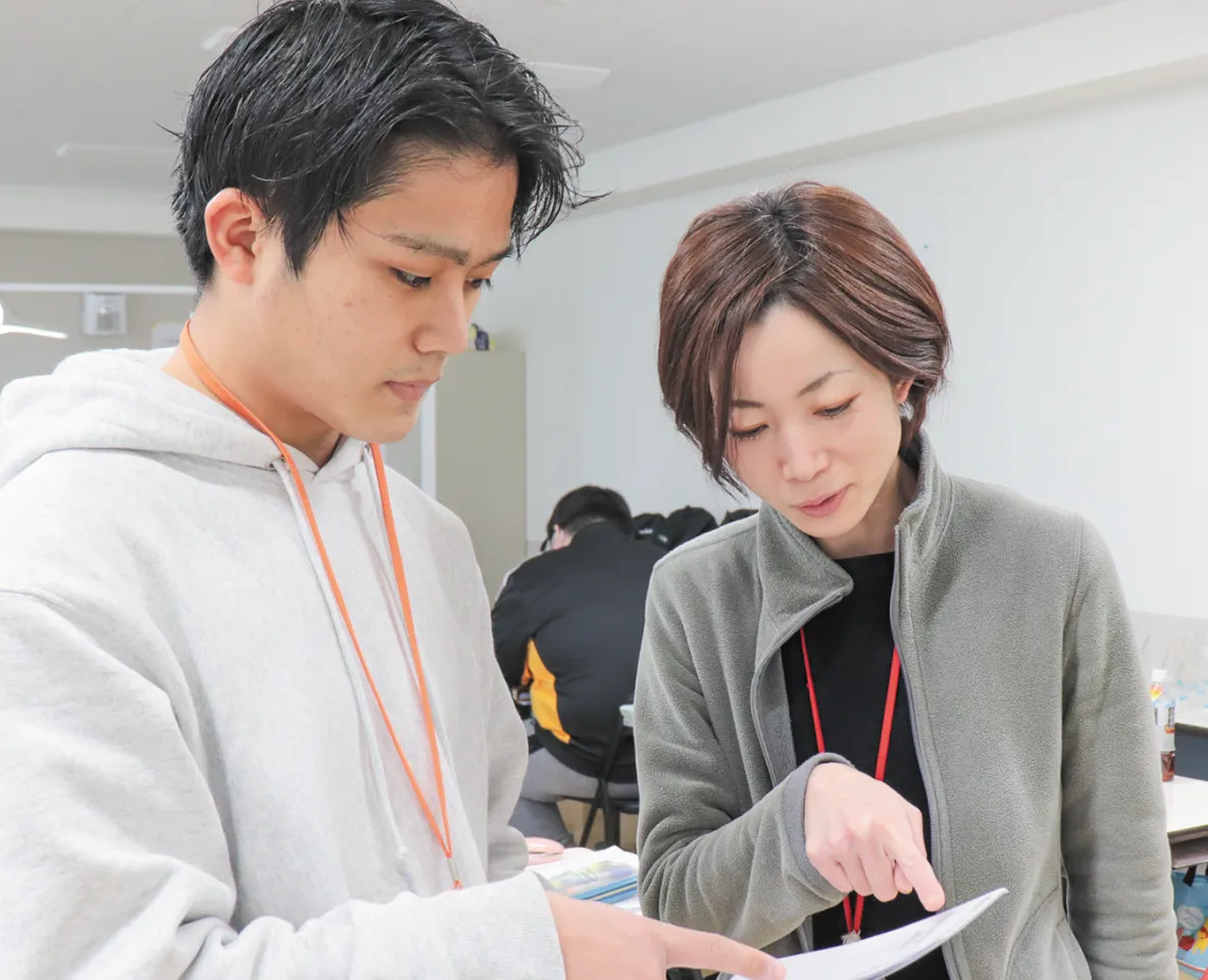 一人ひとりに合わせた<br>医健独自のサポート