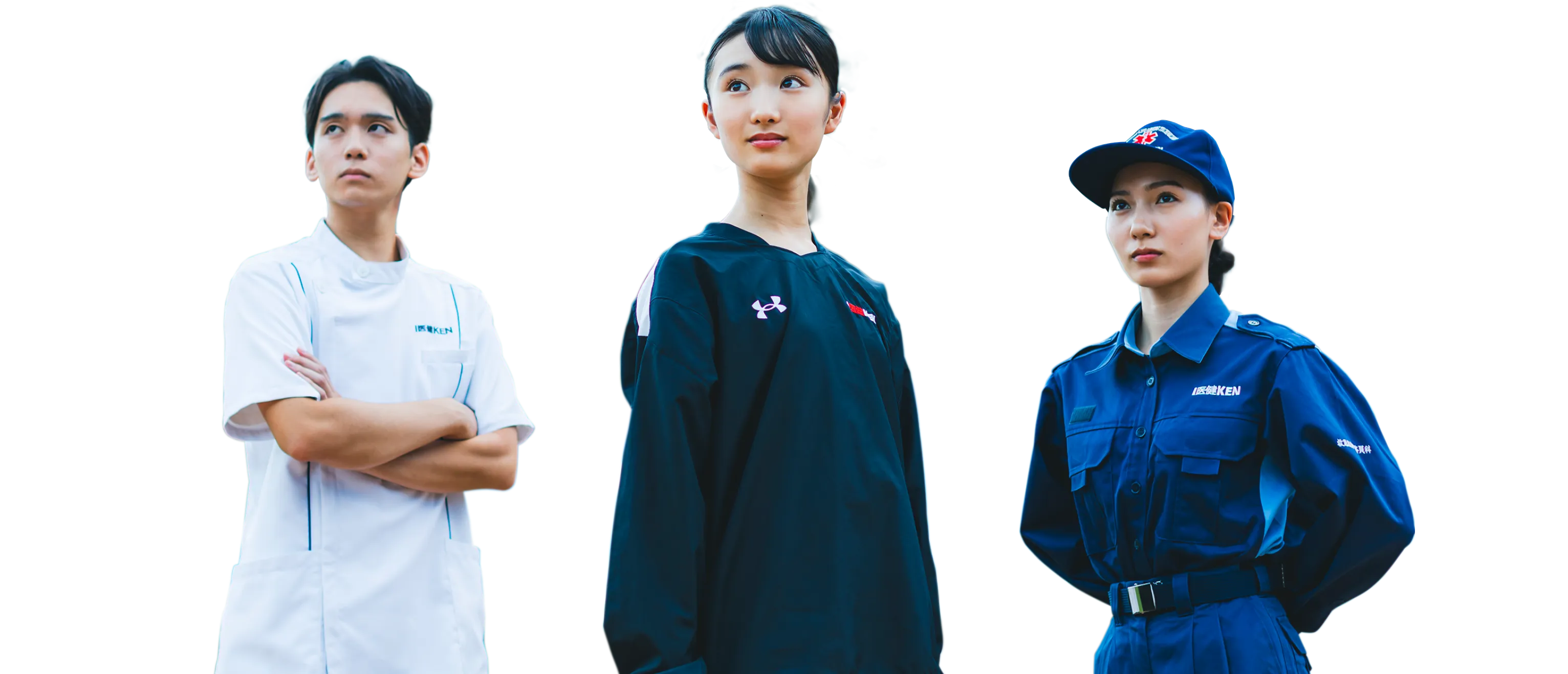 学生3人